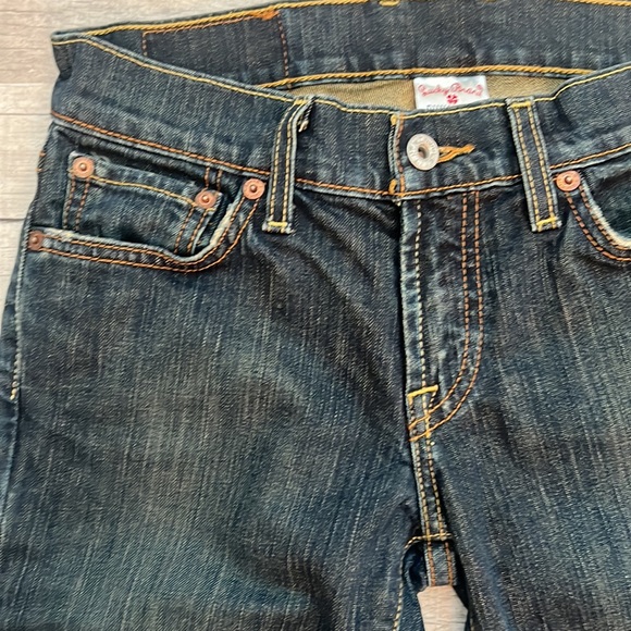 Lucky Brand Dungarees By Gene Montesano Sundown Straight Jeans Size 25 Reg - Picture 3 of 14